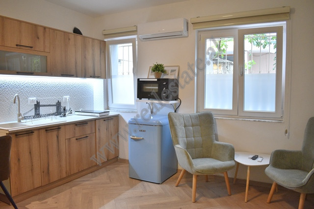 Studio apartment for rent in Lluke Kacaj Street, very close to Arlis Residence, in Tirana, Albania.
